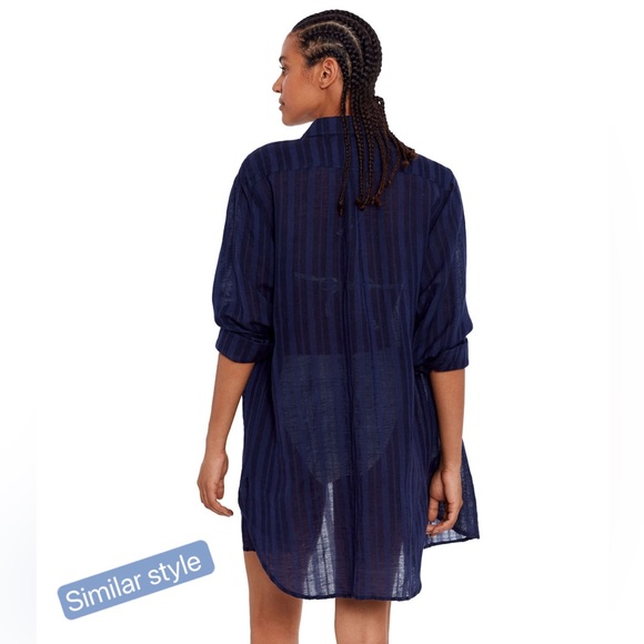 **NWOT ** Chicos Blouse 100% Silk Organza - Picture 15 of 15